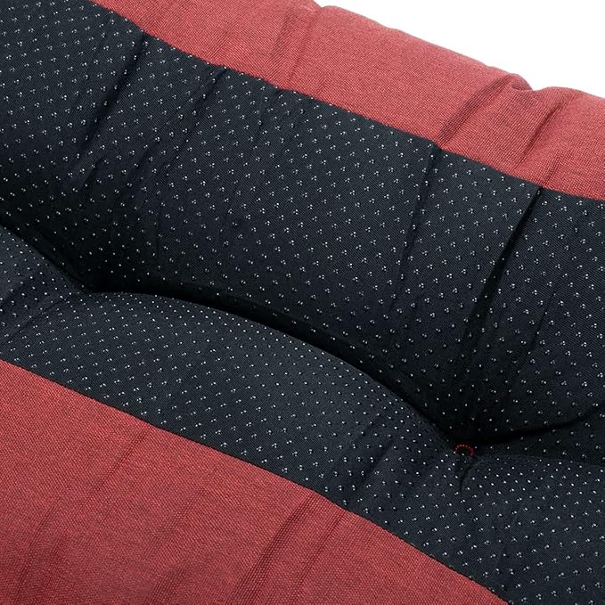 FUNHOME Outdoor Bench Cushion 45 x18 inch with Non-Slip Grips,Water Resistant Porch Swing Cushion,Bench Pillow Pads,Tufted Cushions for Patio Garden Furniture,45" Seat Cushions(Dark Red)