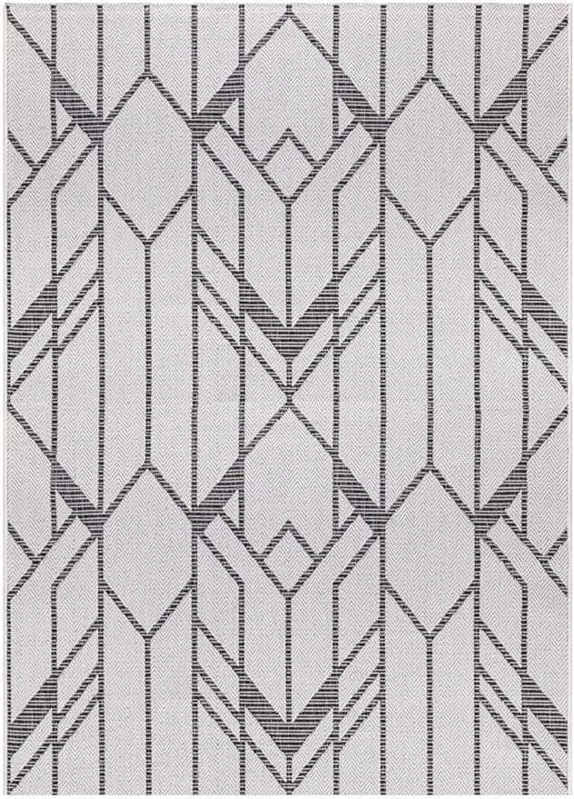 Keen Home Design Terrace Outdoor Area Rug - 46"x67" Washable Indoor/Outdoor Rug for Patio, Kitchen, Balcony, Beach, Garden, Deck and Porch, Size: 3'10" x 5'7", Nelian