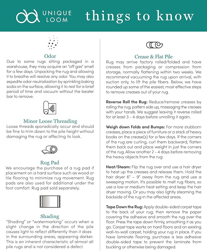 Unique Loom Outdoor Trellis Collection Area Rug - Tribal Trellis (10' x 13' 1" Rectangle, Aqua/ Ivory)
