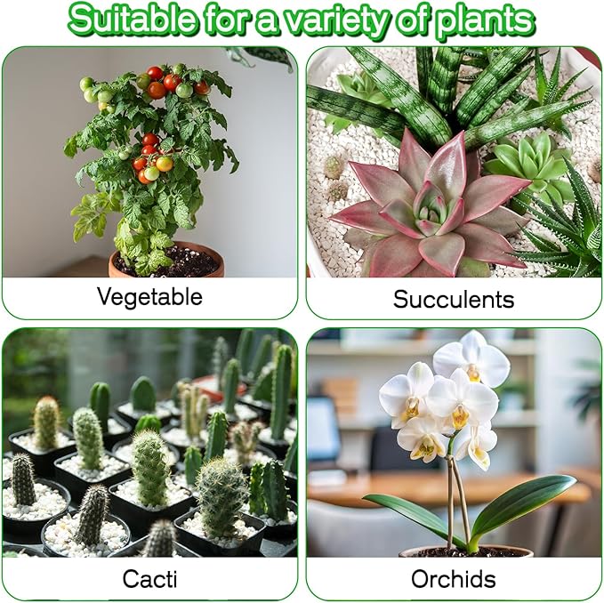 Perlite,Premium Oraganic Perlite Soil Amendment for Plant,Porous Volcanic Rock, Aeration & Drainage Enhancer, Ideal for Succulents, Flower Plants, Hydroponics-2 QT