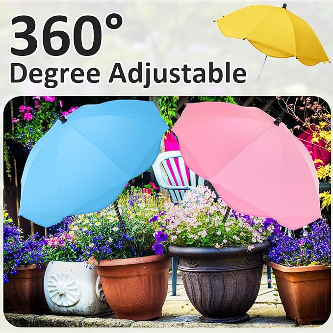 26 Inch Plant Umbrellas for Outdoor Plants Garden Umbrella Shade for Potted Plant, Garden Bed Flower Pot Provide Shade to ‌Defend Blazing Sun