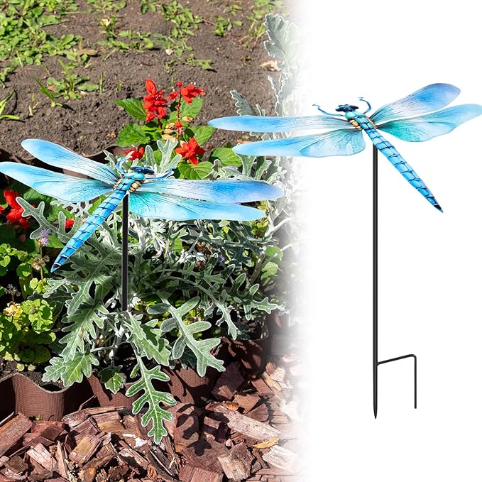 Small Metal Plant Umbrella for Outdoor Bee Garden Decor Umbrella Plants Shade Cover Sunshade Disk Outdoor for Potted Live Decor