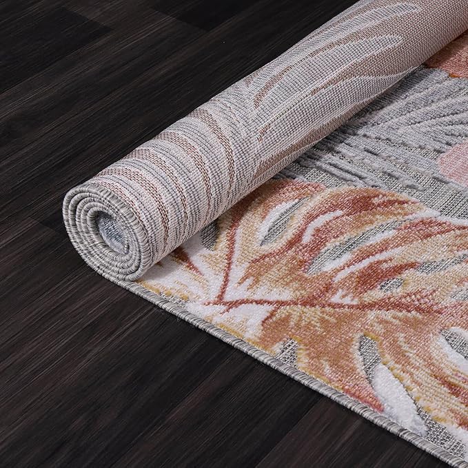 CAMILSON Runner Outdoor Rugs Oriental Retro Traditional Floral Medallion Area Rug 2x7 Non-Shedding Stain Resistant Indoor Carpet for Bathroom Hallway Kitchen Office (2 x 7 / Multi Color)