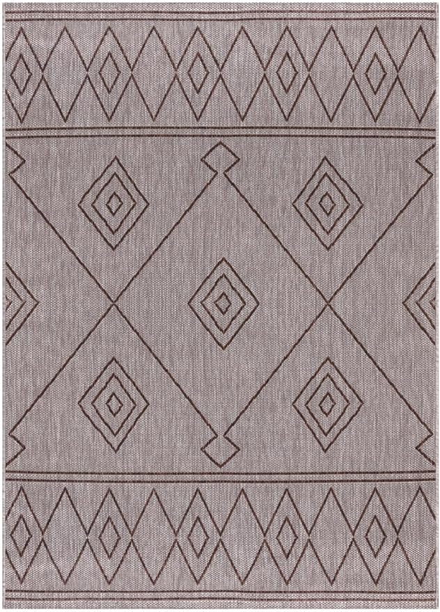 Keen Home Design Terrace Outdoor Throw Rug - 36"x60" Washable Indoor/Outdoor Rug for Patio, Kitchen, Balcony, Beach, Garden, Deck and Porch, Size: 3' x 5', Moroccan