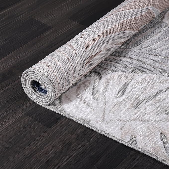 CAMILSON Runner Outdoor Rugs Oriental Retro Traditional Floral Medallion Area Rug 2x7 Non-Shedding Stain Resistant Indoor Carpet for Bathroom Hallway Kitchen Office (2 x 7 / Blue)