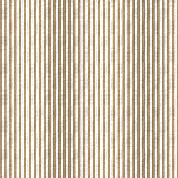 LVTXIII Outdoor Chair Cushions 19"x19"x2" Pack of 2, Water-Repellent Square Corner Memory Foam Seat Cushions with Ties for Garden Patio Furniture, Strip Beige