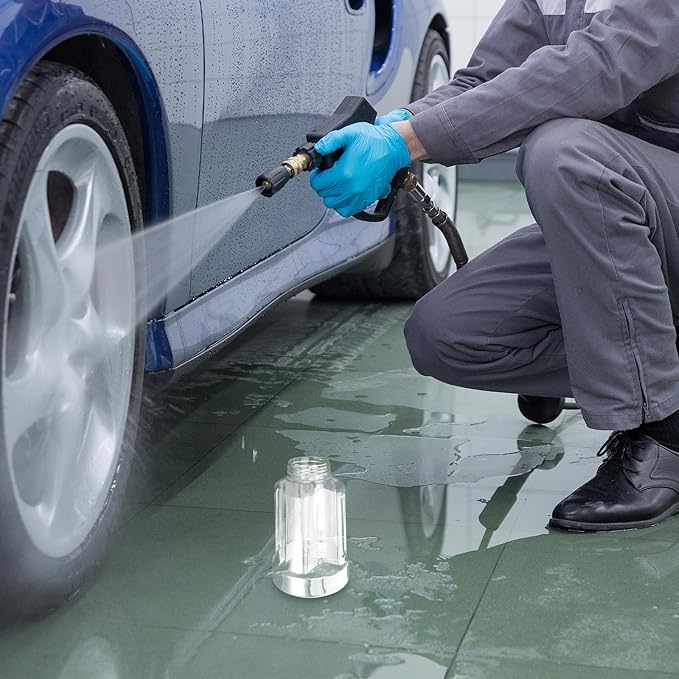 Car Wash Foam Bottle 1l Pa Foam Sprayer with Large Nozzle for Garden Hose Cleaning Accessories and Pet Bathing