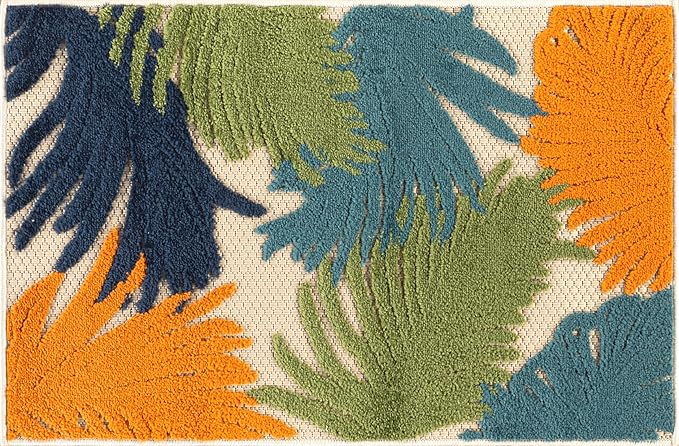 Rugshop Lucca Contemporary Floral Indoor/Outdoor 2' X 3' Multi