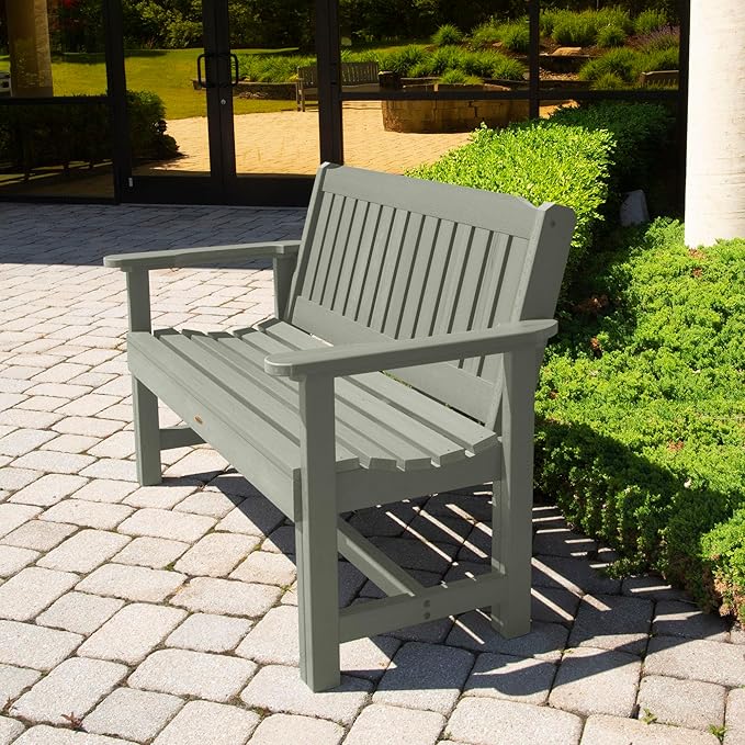 Sequoia Professional Commercial Grade Exeter Garden Bench, 4ft, Eucalyptus