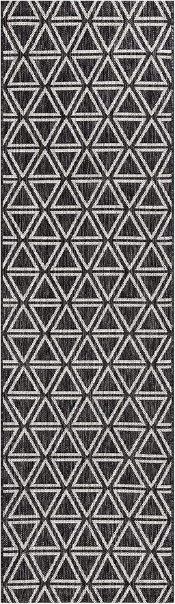 Keen Home Design Outdoor Runner Rug - 26"x119" Washable Indoor/Outdoor Rug for Patio, Balcony, Kitchen, Garden, Beach, Deck and Porch. Size: 2'2" x 9'11"