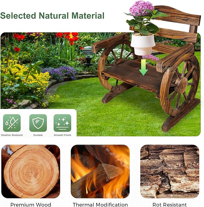 LIQING Garden Decor - Planter for Outdoor Plants - Outdoor Decor Planters for Flowers and Vegetables - Premium Stylish Patio, Balcony, Porch (XXL1)