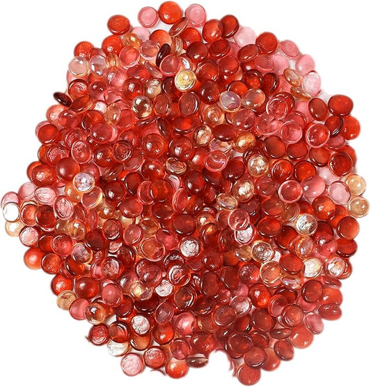 Around 2 Pounds of Decorative Stones Perfect for Aquariums, Vase Fillers, Table Scatter, Scrapbooking and Much More! Beautiful Gems! (Panacea Sunrise Gems)