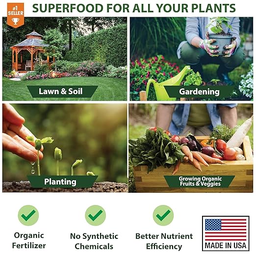 𝐁𝐄𝐒𝐓𝐒𝐄𝐋𝐋𝐄𝐑 Premium Organic Cal-MAG Growing Fertilizer Spray: High-Grade Calcium, Magnesium & Iron Plant Supplement - Corrects Plant Deficiencies with Essent (9-0-0 NPK) - [32 OZ / 1 Quart]