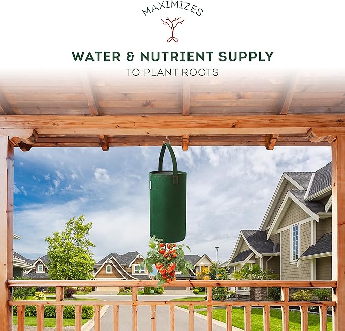 Upside Down Tomato Planter, 2- Pack(Requires Plants,Soil and Fertilizer, not Included)