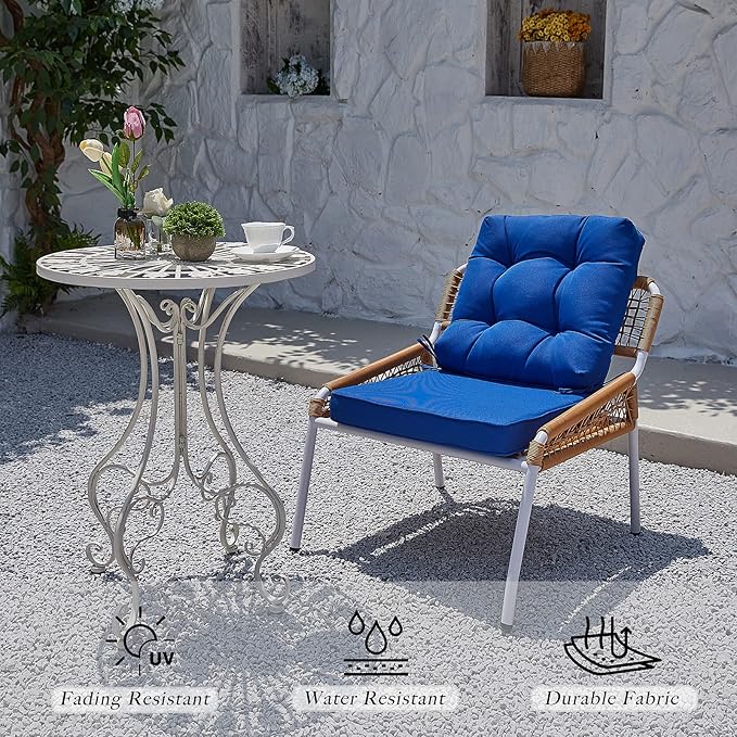JMGBird Outdoor Chair Cushion, Patio Chair Cushion 19"x19" Outdoor Oushions for Patio Furniture