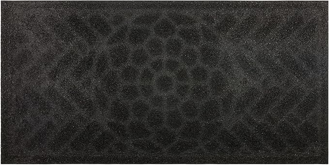 Mohawk Home Medallion Grain Casual Ornamental Medium Brown 2' X 4' Door Mat Perfect for Porch, Garage