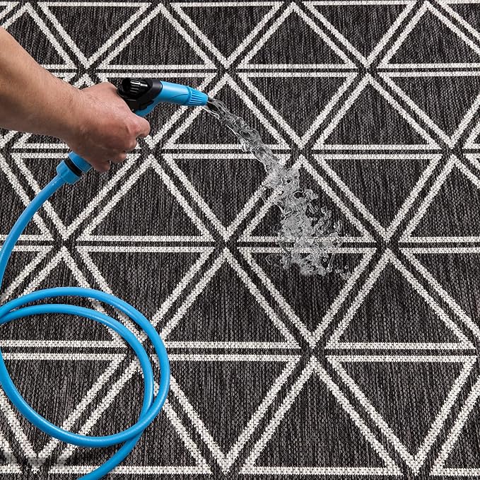 Keen Home Design Outdoor Runner Rug - 26"x119" Washable Indoor/Outdoor Rug for Patio, Balcony, Kitchen, Garden, Beach, Deck and Porch. Size: 2'2" x 9'11"
