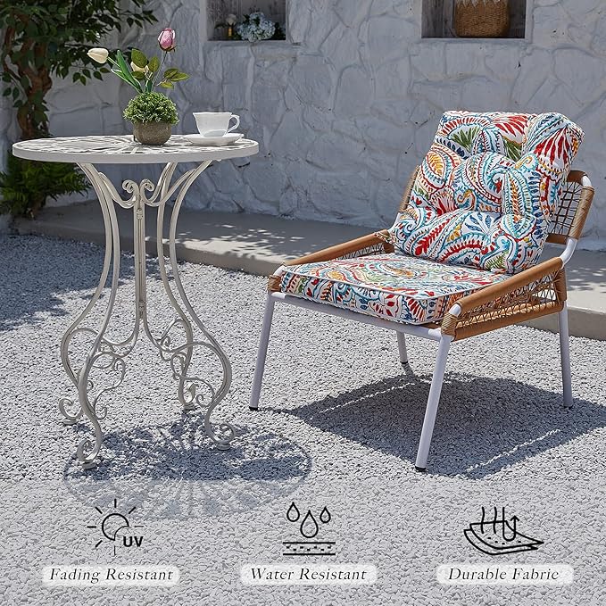 JMGBird Outdoor Chair Cushion, Patio Chair Cushion 19"x19" Outdoor Oushions for Patio Furniture