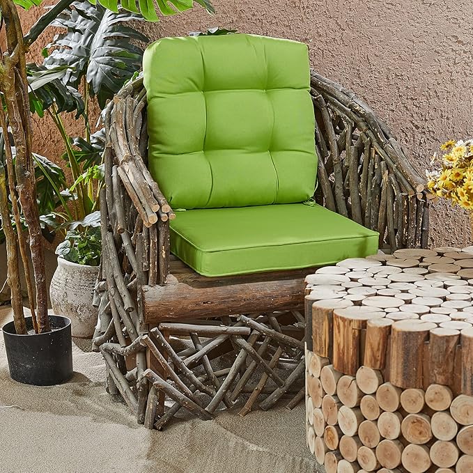 JMGBird Outdoor Chair Cushion, Patio Chair Cushion 19"x19" Outdoor Oushions for Patio Furniture