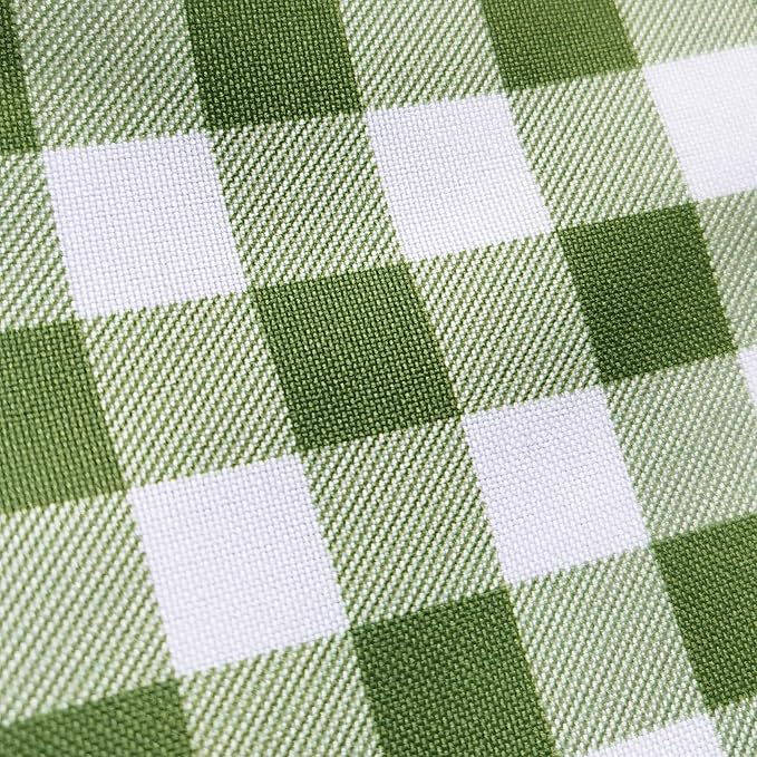 Classic Gingham Buffalo Tablecloth Fabric - Oblong 58x144 Inch Water Proof Checkered Table Cloth for Indoor Outdoor - Table Cover for Birthday, Picnics, BBQs, and Parties