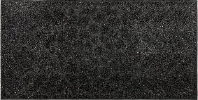 Mohawk Home Stoney Medallion Casual Ornamental Denim Blue 2' X 4' Door Mat Perfect for Porch, Garage