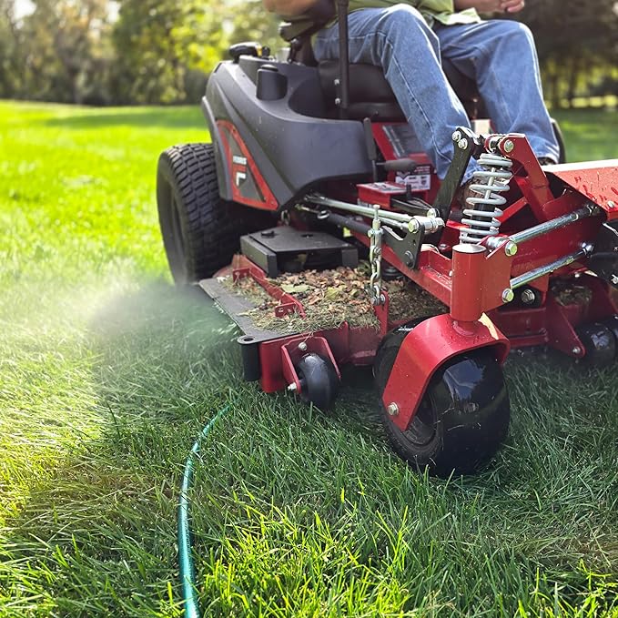 Lawn Mower Deck Cleaner - No More Scraping - Blast Away Grass Clippings with Water from a Garden Hose - Strong, All Metal Design with 13 Spouts