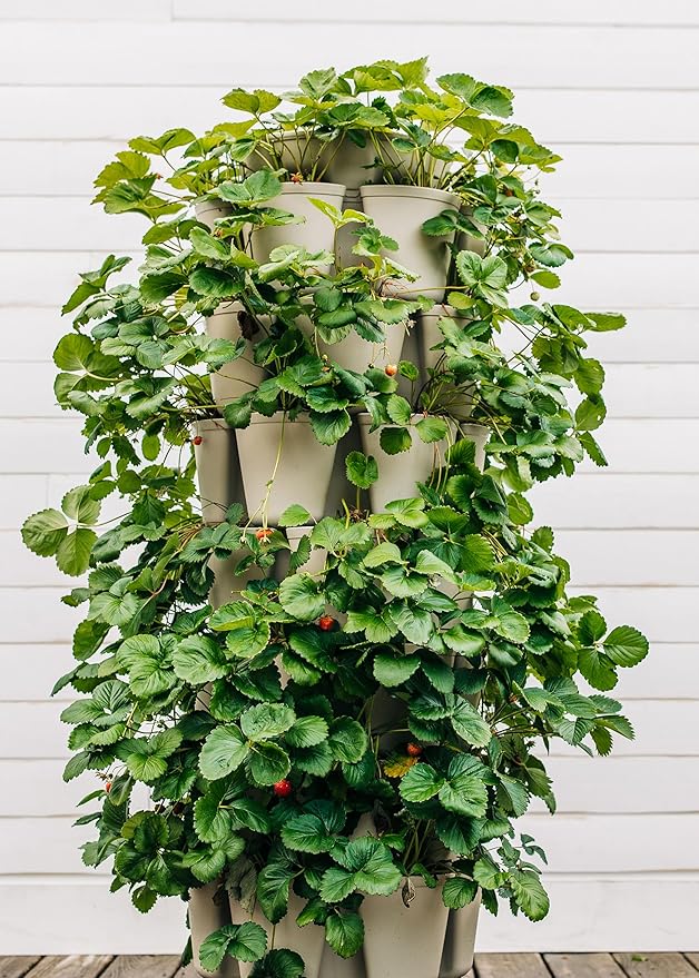 Greenstalk 7 Tier Leaf Planter (Stunning Stone)