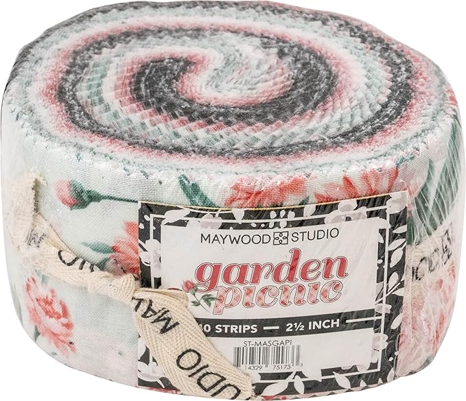 Garden Picnic Strips 2.5" by Maywood Studio