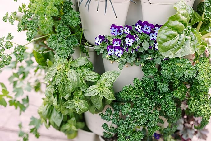 Greenstalk 7 Tier Leaf Planter (Stunning Stone)