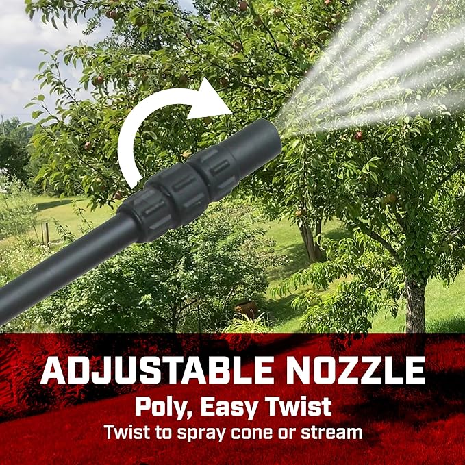 Chapin 22541 Pump Sprayer, 1‑Gallon, Foaming, Lawn & Garden, Translucent Poly Tank, Adjustable Nozzles, Anti‑Clog Filter, 12" Wand, 34" Reinforced Hose for Weed, Pest, Fertilizer Applications, 2 Pack