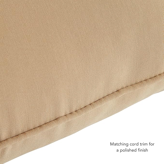 Greendale Home Fashions 2-Piece Outdoor Deep Seat Cushion Set, Sanddollar