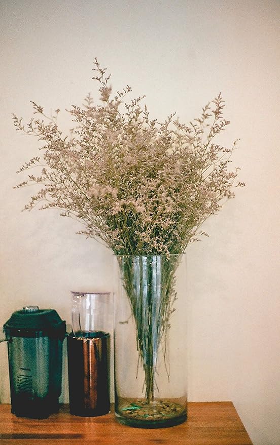 WGV Cylinder Vase Bulk, Width 6", Height 12", Clear Glass Container Terrarium Candle Holder for Wedding Centerpiece, Party Event, Home Office Decor, 4 Pieces