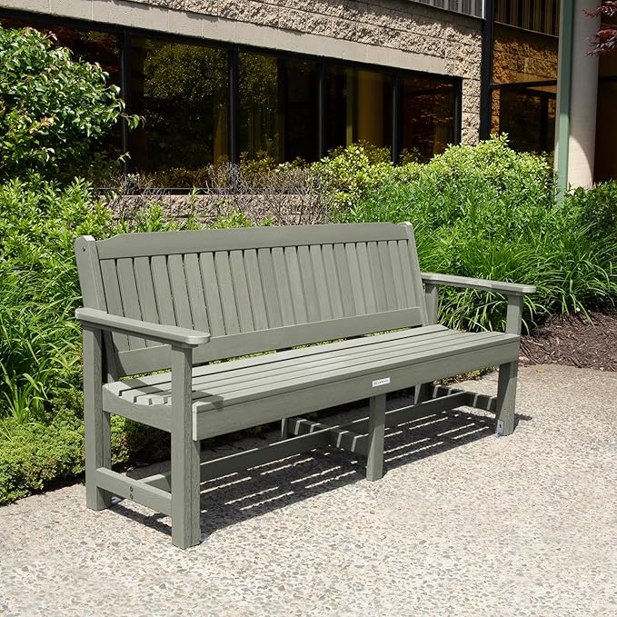 Sequoia Professional Commercial Grade Exeter Garden Bench, 6ft, Eucalyptus