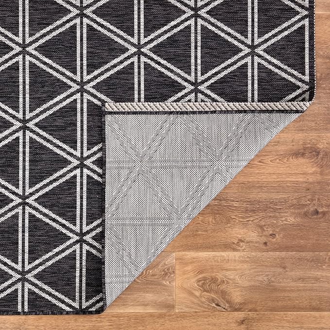 Keen Home Design Outdoor Runner Rug - 26"x119" Washable Indoor/Outdoor Rug for Patio, Balcony, Kitchen, Garden, Beach, Deck and Porch. Size: 2'2" x 9'11"