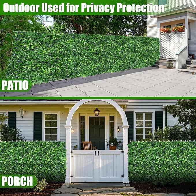 Grass Wall Panels, 40"x120"(33.33 SQFT) Hedge Boxwood Roll Backdrop with UV-Resistant, Fake Greenery Plant Decor for Outdoor Indoor Patio Garden Backyard