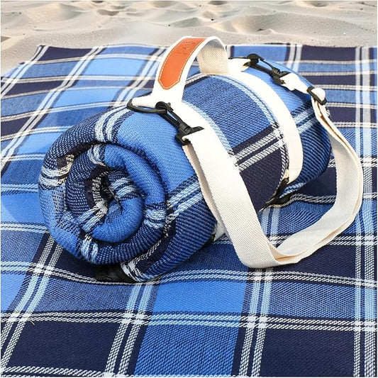 Waterproof Picnic Blanket Beach Outdoor Camping Mat Extra Large Foldable Cute Big Travel Essential Accessories Gift Park Patio Lawn Garden Grass Ground Play Music Festival Concert Must Have
