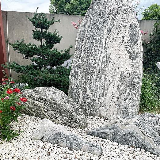 5 lbs White River Rocks, Polished Pebbles for Indoor Plants, 1-2 inch Decorative White Stones for Plants Vase Aquarium Fish Tank and Outdoor Garden Landscaping Rocks