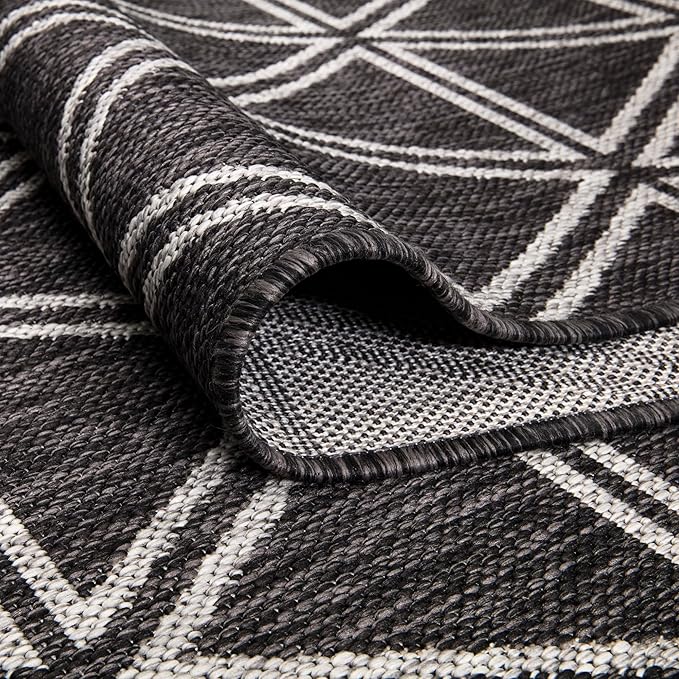 Keen Home Design Outdoor Runner Rug - 26"x119" Washable Indoor/Outdoor Rug for Patio, Balcony, Kitchen, Garden, Beach, Deck and Porch. Size: 2'2" x 9'11"