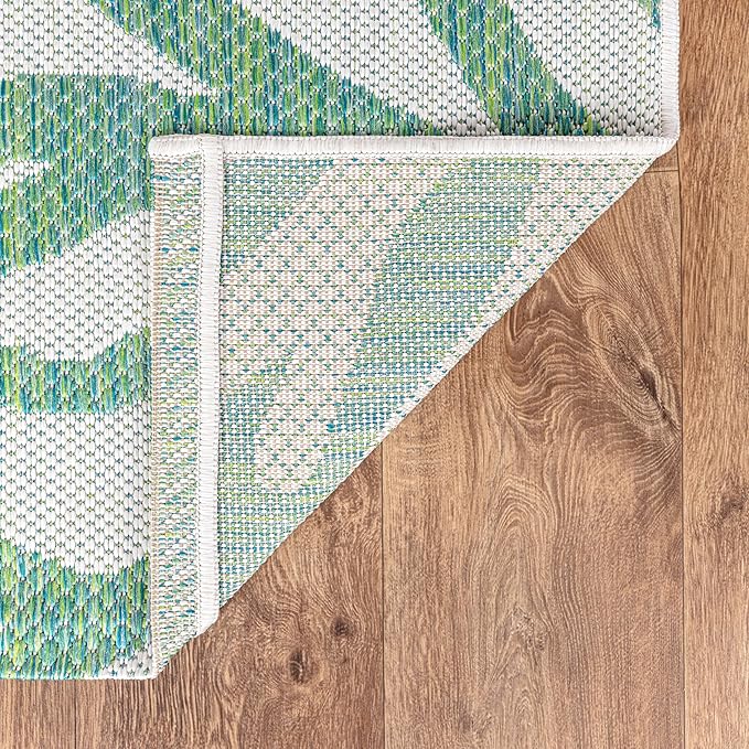 Keen Home Design Terrace Outdoor Throw Rug - 36"x60" Washable Indoor/Outdoor Rug for Patio, Kitchen, Balcony, Beach, Garden, Deck and Porch, Size: 3' x 5', Coral