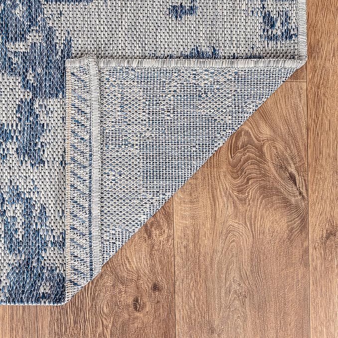 Keen Home Design Terrace Outdoor Area Rug - 9x12 Washable Indoor/Outdoor Rug for Patio, Kitchen, Balcony, Beach, Garden, Deck and Porch, Size: 8'10"x12'