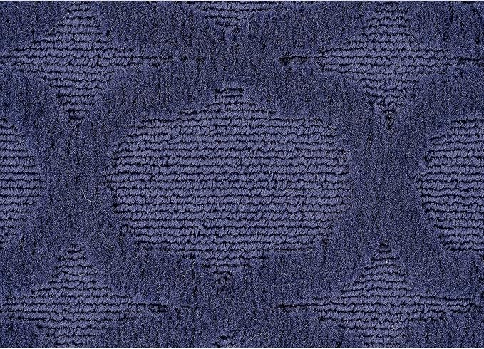 Garland Rug Garden Trellis 5 ft. x 7 ft. Indoor/Outdoor Area Rug Outdoor Waterproof Rug for Patio, Camping Rugs, RV, Porch, Deck, Camper, Balcony, Backyard for High-Traffic Areas, Navy Blue